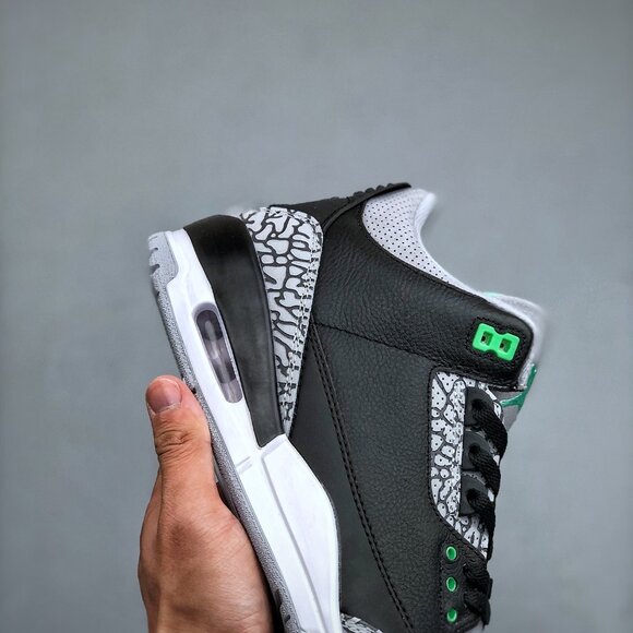 Air Jordan 3 Retro Black Cement  Wearable But NEED GLUE - Picture 6 of 9